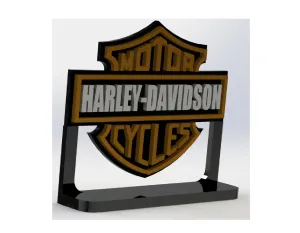 Harley Davidson themed table decoration