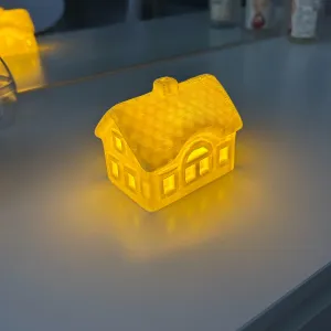 Christmas House. Tealight house.