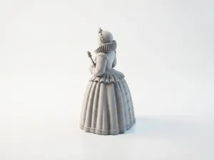 Queen Elizabeth I Historical Figurine 3D Printable