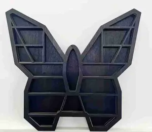 butterfly crystal shelf