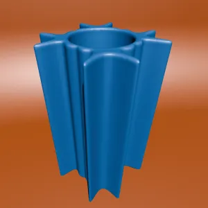 Exclusive Architectural Pillar Symphony Vase V3DDSH00+07