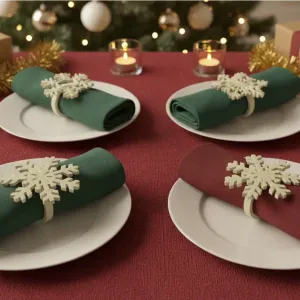 Napkin rings Snowflakes -MOKA Design