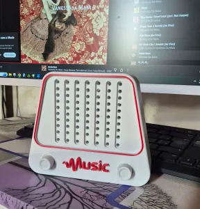 Amplificador passivo retrô para smartphone
