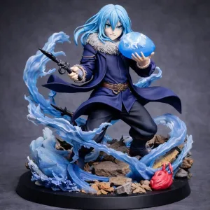 Arcane Water Mage – Fantasy 3D Printable Statue with Dynamic