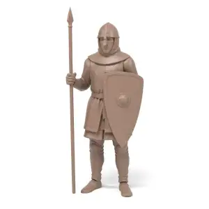 Medieval vigilant soldier 2