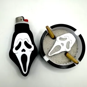 Scream ashtray/lighter combo
