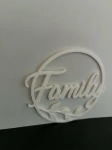 Family Wall Decor Sign – Elegant Home Decoration