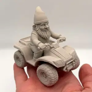 Garden Gnome on ATV