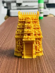 Divine Gopuram: Temple Storage Box (kunkum chivil)