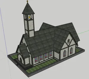 Medieval Church,  heiliges «Gotteshaus» ca. 14. Jahrhundert