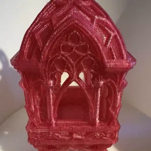 Gothic styled bird feeder