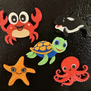 Sea Creatures Fridge Magnets