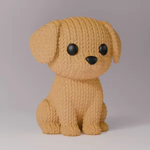 KNITTED DOG