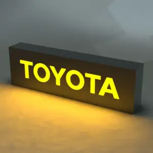 TOYOTA Logo Lamp Graphic Illuminator