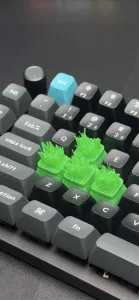 Touch Grass Meme Keycap