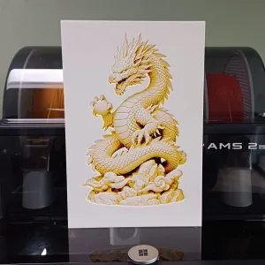 Golden Dragon – Powerful Fantasy Decor
