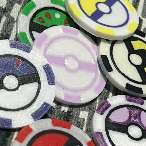 Pokémon Poker Chips