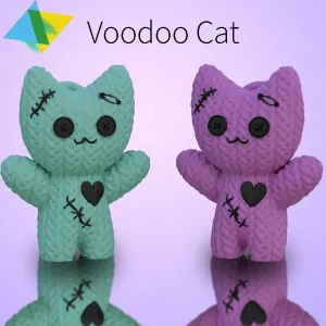 Knitted Voodoo Cat