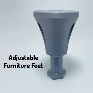 Adjustable furniture feet