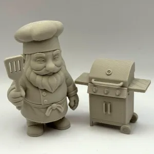 BBQ Garden Gnome Set