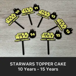 STARWARS TOPPER CAKE 10 Years - 15 Years