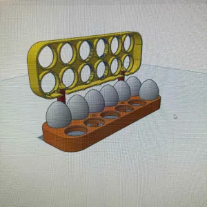 egg tray double level 2X12