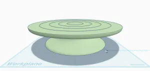 Rotating Cake Stand with 6001 bearing v2