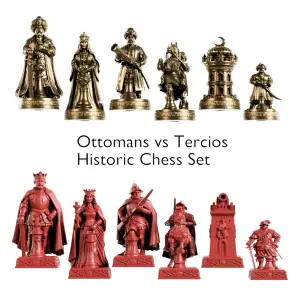 Ottomans vs Tercios – Historical 3D Chess Set
