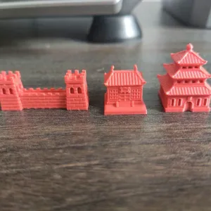 China themed Catan pieces
