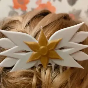 Hairpin flower- two colors