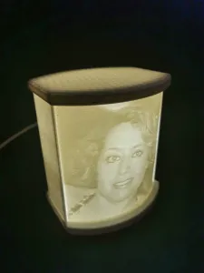 Lithophane frame oval