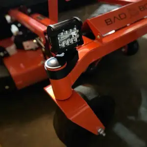 After market light mounts Bad Boy Mower