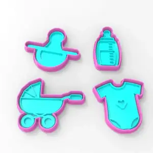 Cookie Cutter, Baby Shower ,Polymer Clay Cutters