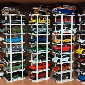 Hot Wheels & 1/64 Stackable Display Stand Garage