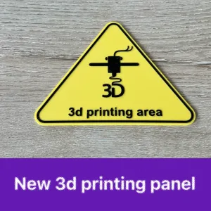 New 3d printing panel