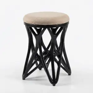Geometric Wireframe Stool - no support