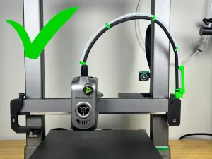 Creality Hi - Extruder Cable Management (No-Sag) 0.2mm layer