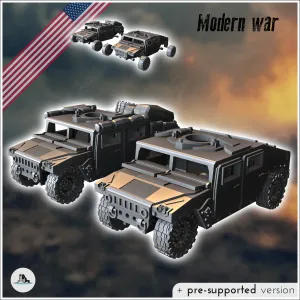 Humvee M998 High mobility multipurpose wheeled vehicle HMMWV