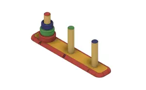 Move Disk Game v1 For Kids, Children / Learning / School