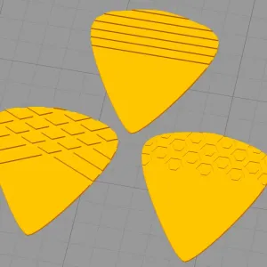 grippy guitar picks (not mine)