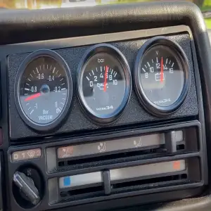 TRIPLE GAUGE POD RADIO VW GOLF MK2