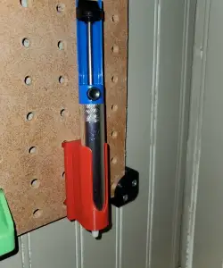 Solder Sucker Pegboard Holder