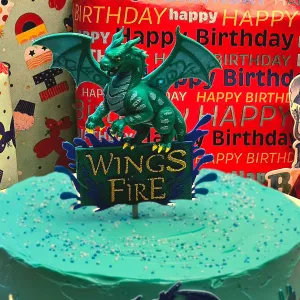 Wings Of Fire Dragon Cake Topper
