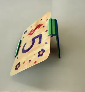 Dual-Angle Price Tag Display Stand