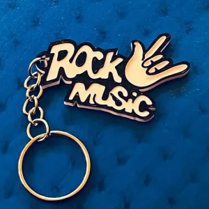 Keychain Rock Music