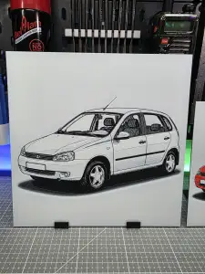 Lada Kalina 1 - Hueforge - 3 Colors