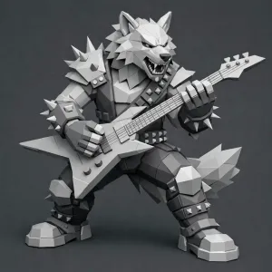 Heavy Metal Wolf