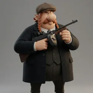 Obelix Peaky Blinders - Asterix e Obelix