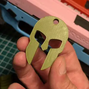 Sparta medallion keychain