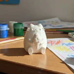 Pusheen with icecream figurine